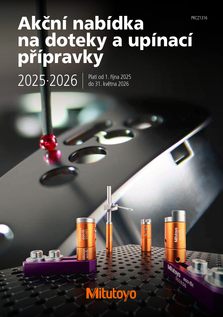 Akce na doteky a upínací přípravky Mitutoyo